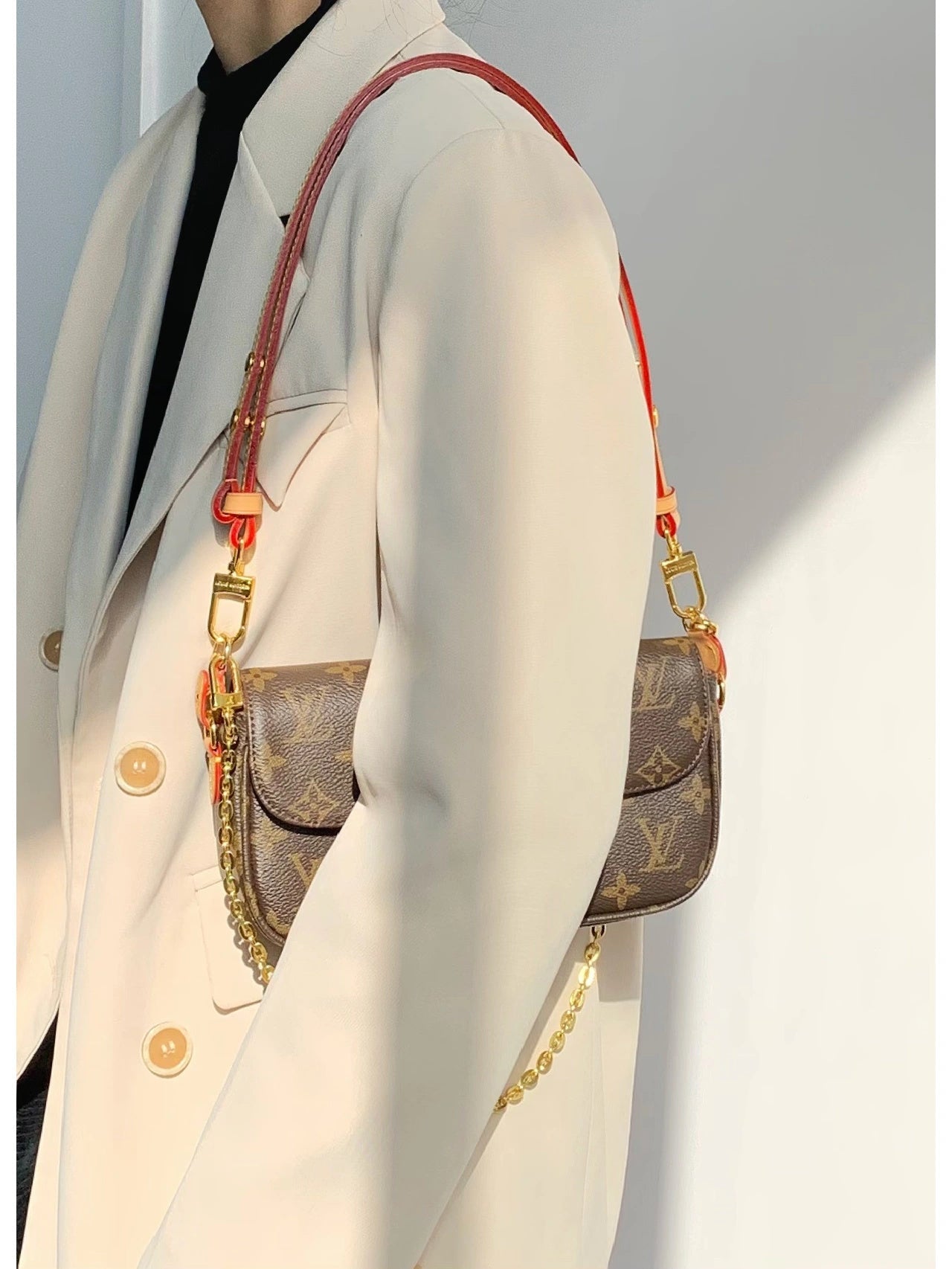 【ルイヴィトン】新作WALLET ON CHAIN IVY ショルダーバッグ