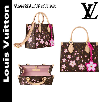 【ルイヴィトン】可愛すぎる♡村上隆コラボ 桜TM オンザゴーPM バッグM13269