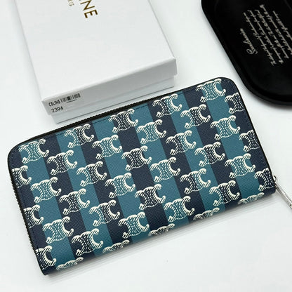 【セリーヌ】新作★ラージ ジップウォレット / グレインドカーフスキン3色