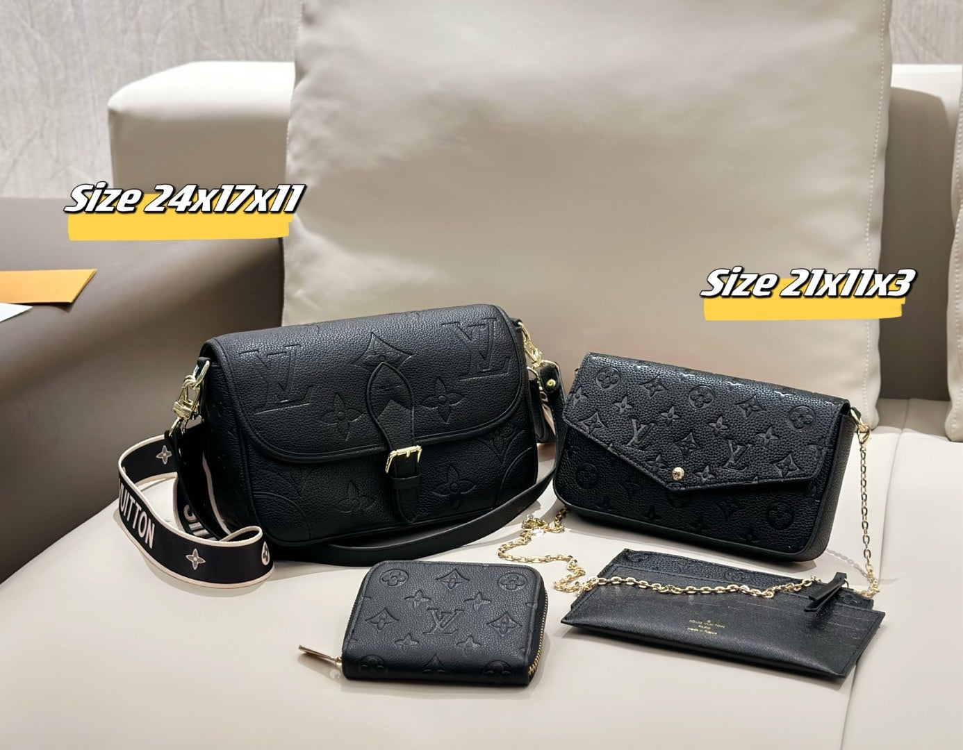 【ルイヴィトン】☆ラグジュアリー4点セット｜高級感溢れるデザイン、コスパ最強♪今すぐオンラインでチェック！