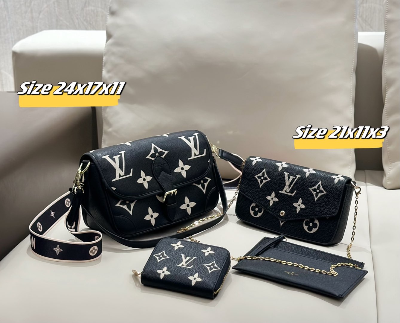 【ルイヴィトン】☆ラグジュアリー4点セット｜高級感溢れるデザイン、コスパ最強♪今すぐオンラインでチェック！