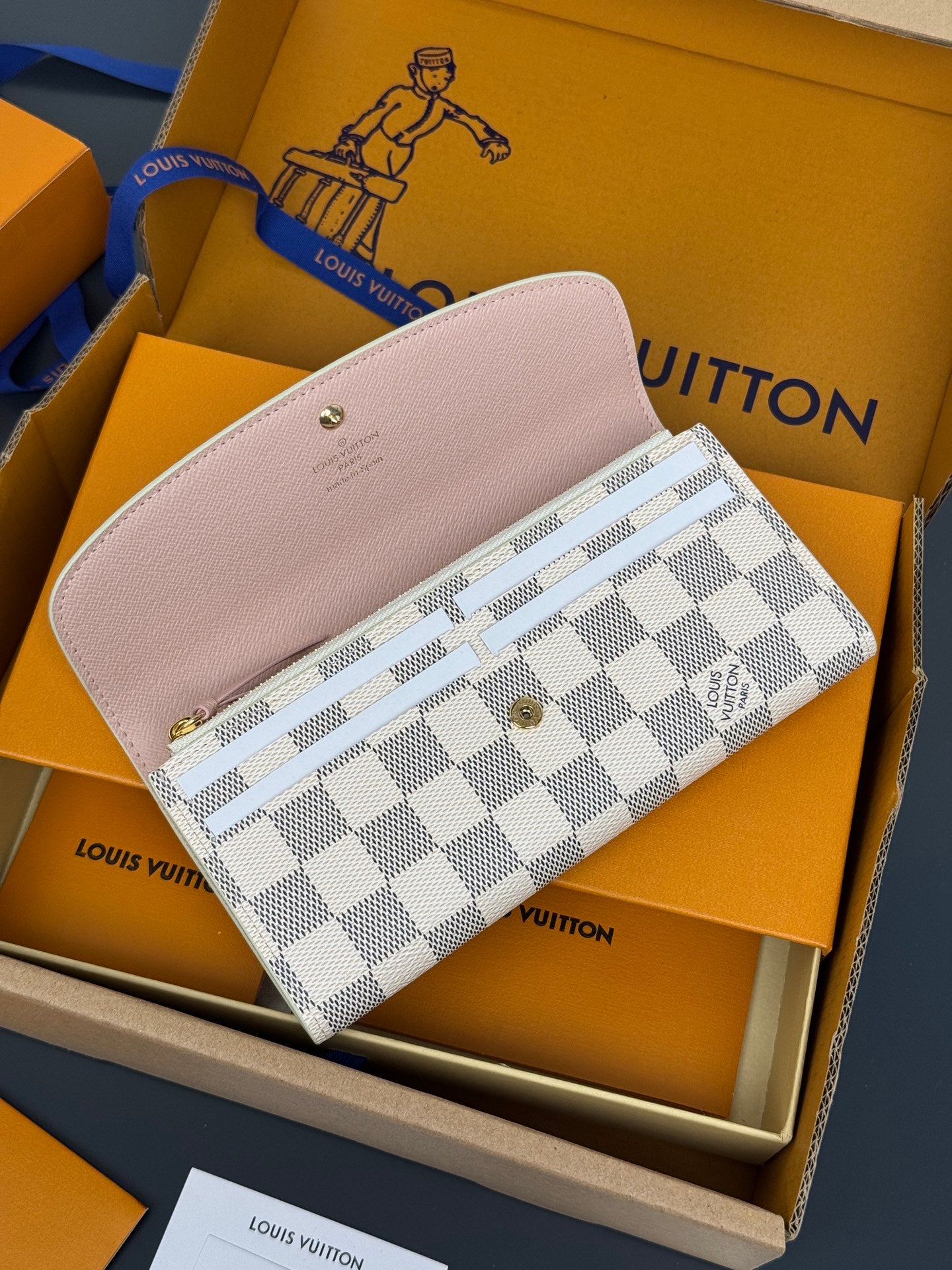 【ルイヴィトン】大人気☆  ポルトフォイユ・エミリー 財布 ギフト8色