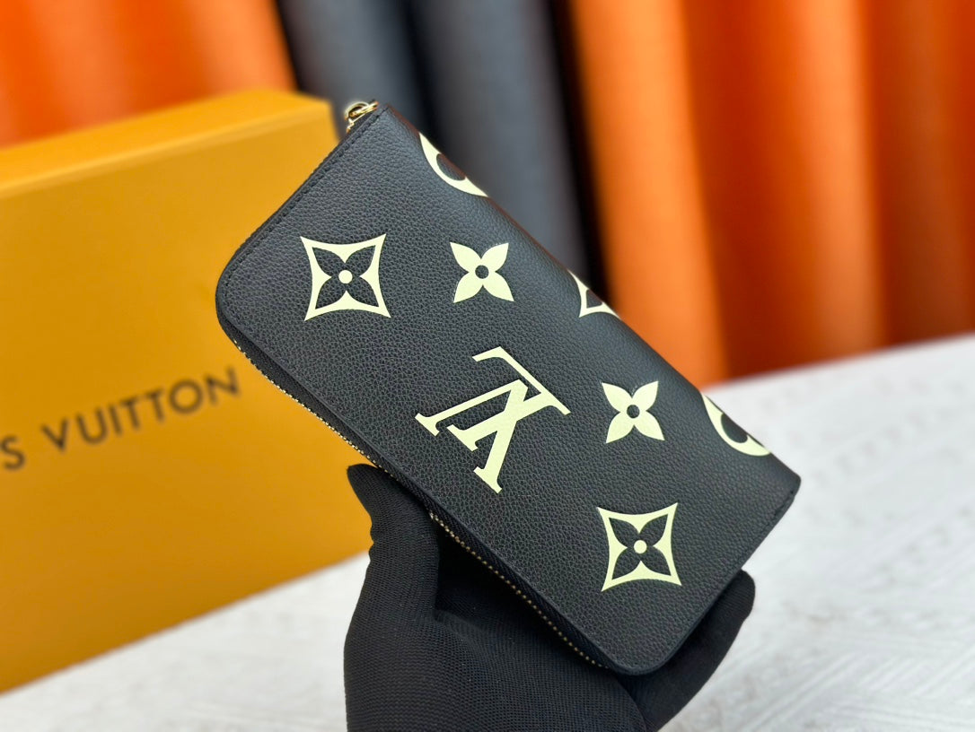 【ルイ・ヴィトン】上品なバイカラーがお洒落♪ 長財布 優れたデザインM82338