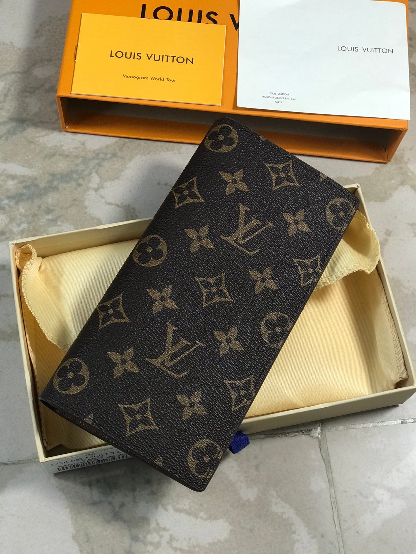 【ルイヴィトン】大人気【BRAZZA】M66540 モノグラム 長財布